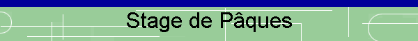 Stage de Pques
